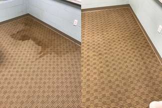 Carpet Cleaning Service before and after